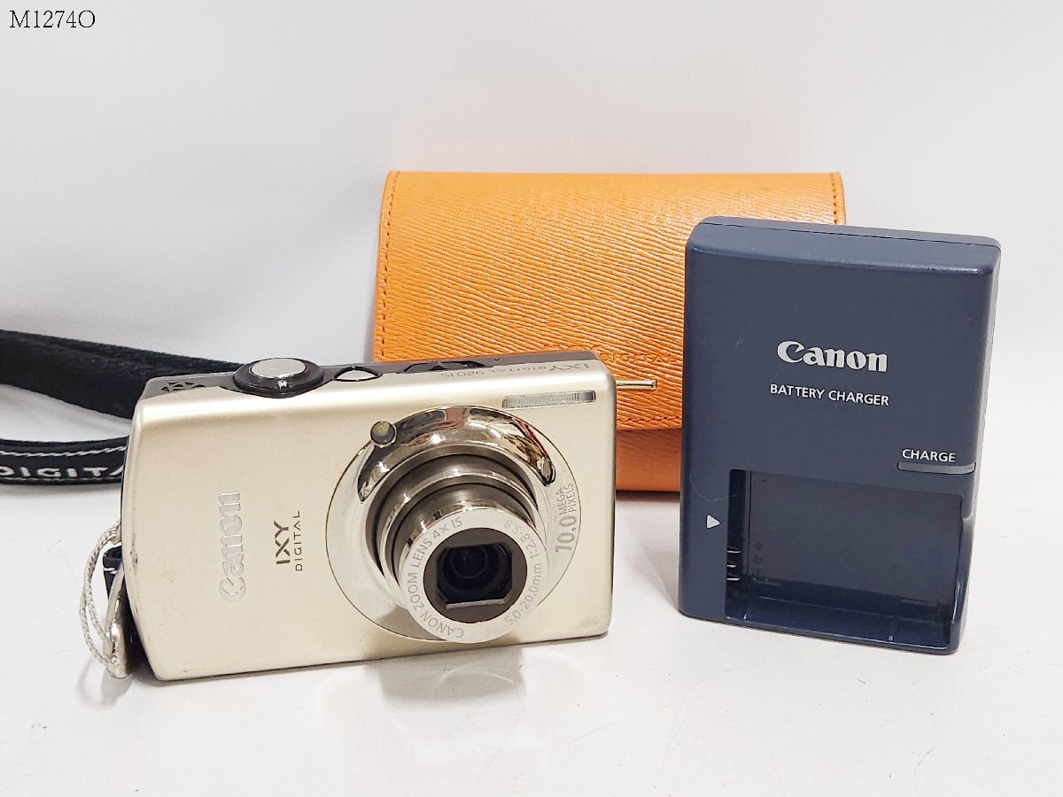 Canon IXY DIGITAL 920 IS PC1308 キャノン イクシー コンパクトデジタルカメラ 動作確認済 CB-2LX 充電器 レザーケース付き M1274OA