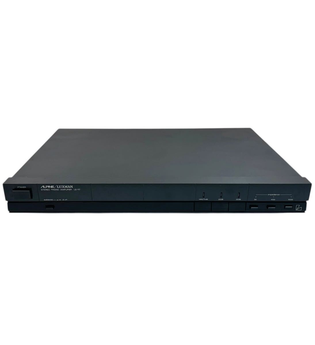 ALPINE/LUXMAN アルパイン ラックスマン Stereo Phono Amplifier フォノイコライザーアンプ LE-117