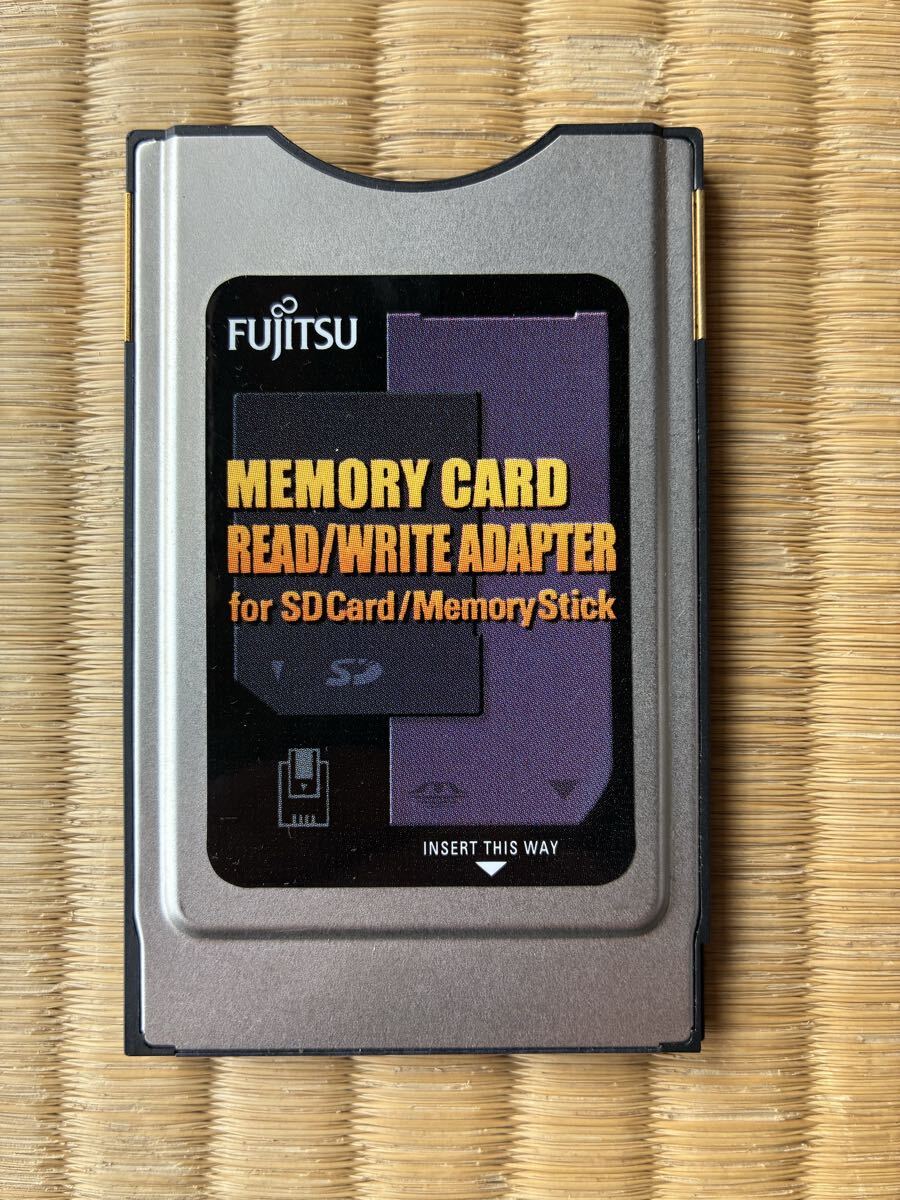 FUJITSU メモリーカード リード/ライト用アダプター SD/メモリースティック
