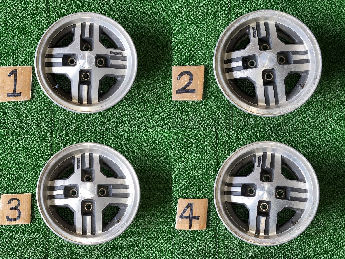 Z17-54 C2 S54 SA22C RX-7 SE-GT 純正 アルミホイール 13インチ 5.5J オフセット25 PCD110 4穴 4本