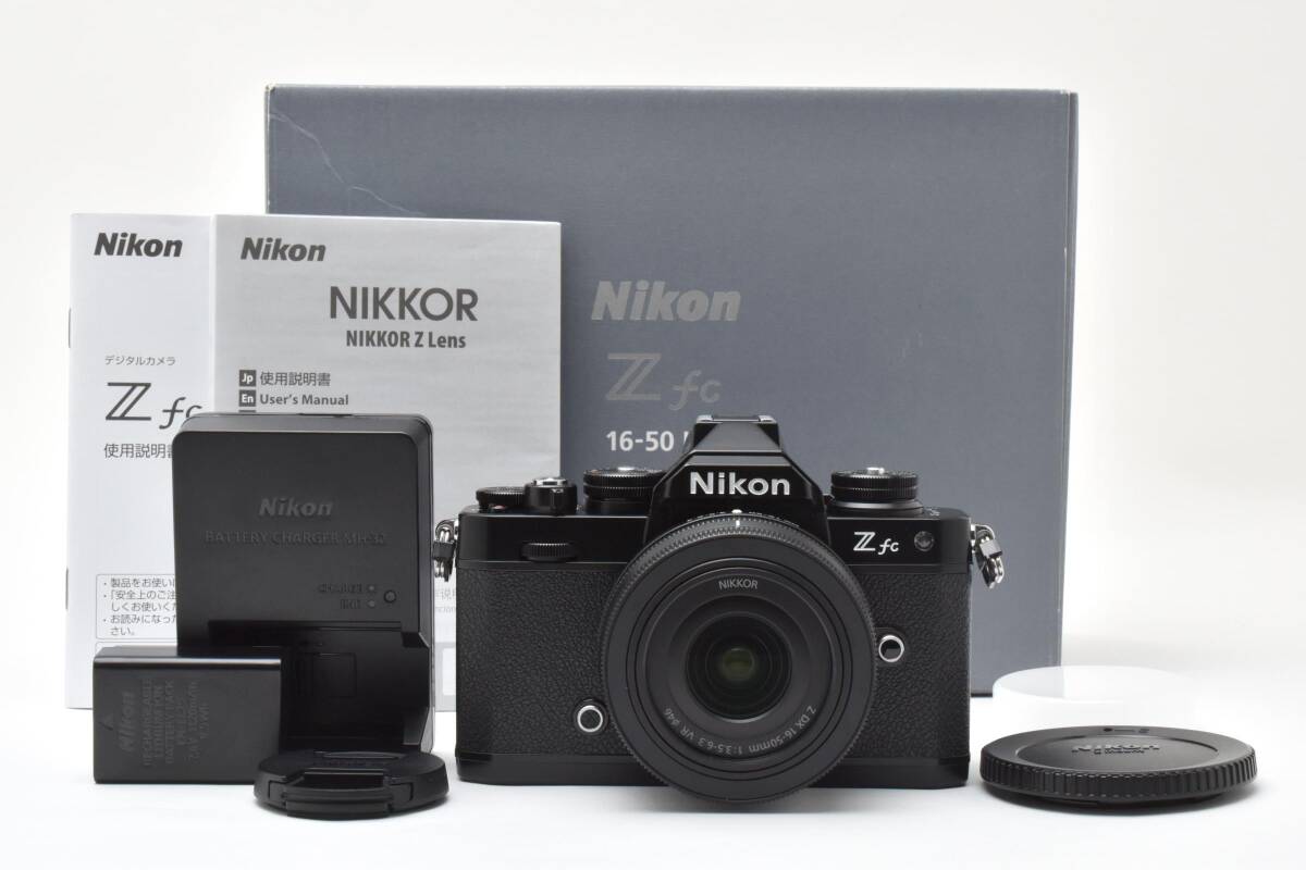 ★極上品★《ショット数3,651回 》Nikon ニコン Z fc ブラック 16-50 VR レンズキット ミラーレス一眼カメラ★　YM9881＃86