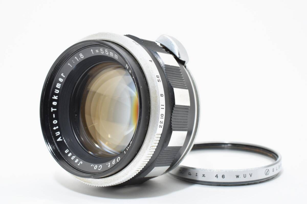 ★ペンタックス PENTAX Auto-Takumar 55mm F1.8 ゼブラ フィルター付★　Y9885＃80