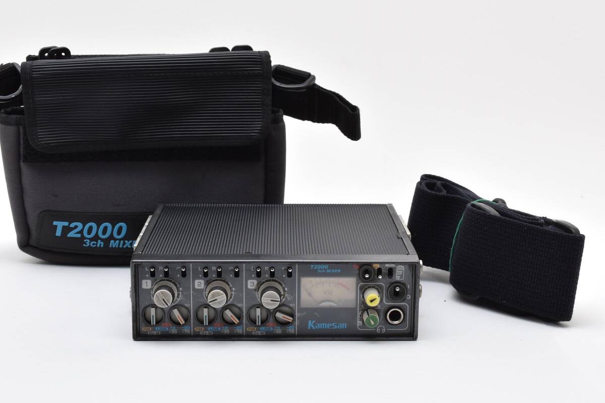 ★良品★Kamesan カメサン KS-T2000 3chポータブルミキサー★　Y9961＃14