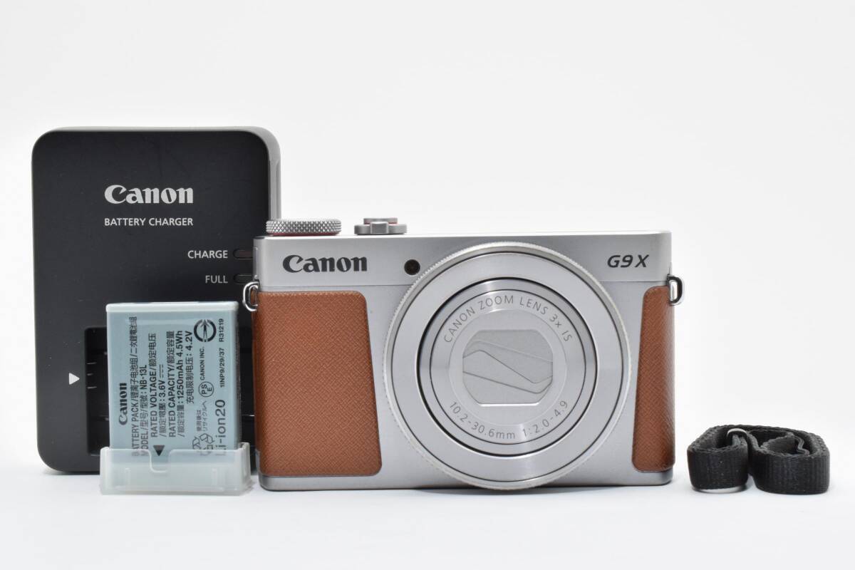 ★極上品★CANON キャノン POWERSHOT G9X Mark II コンパクトデジタルカメラ シルバー★　YM9976＃67