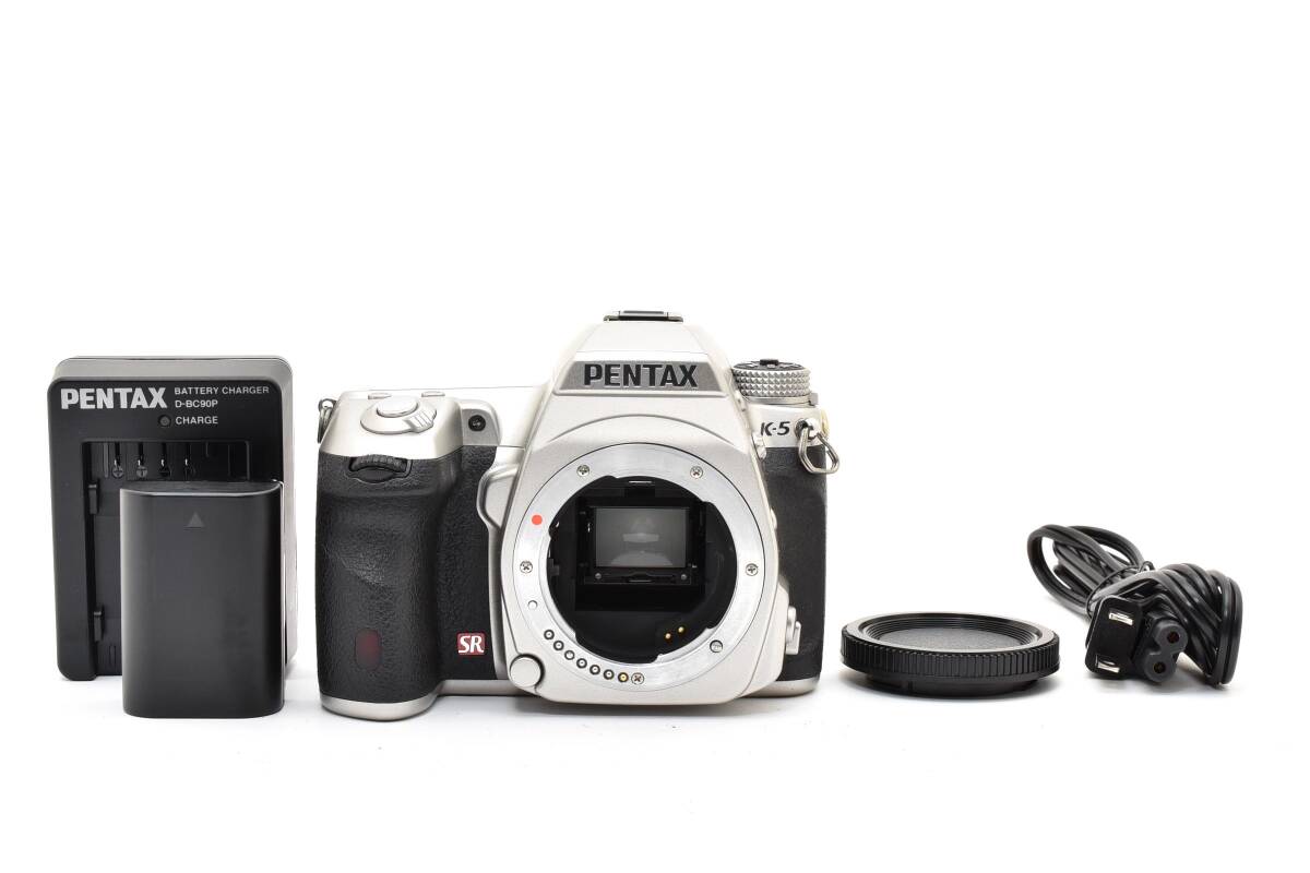 ★極上品★《ショット数5,381回 》PENTAX ペンタックス K-5 ボディ リミテッド シルバー★　YMA9950＃15