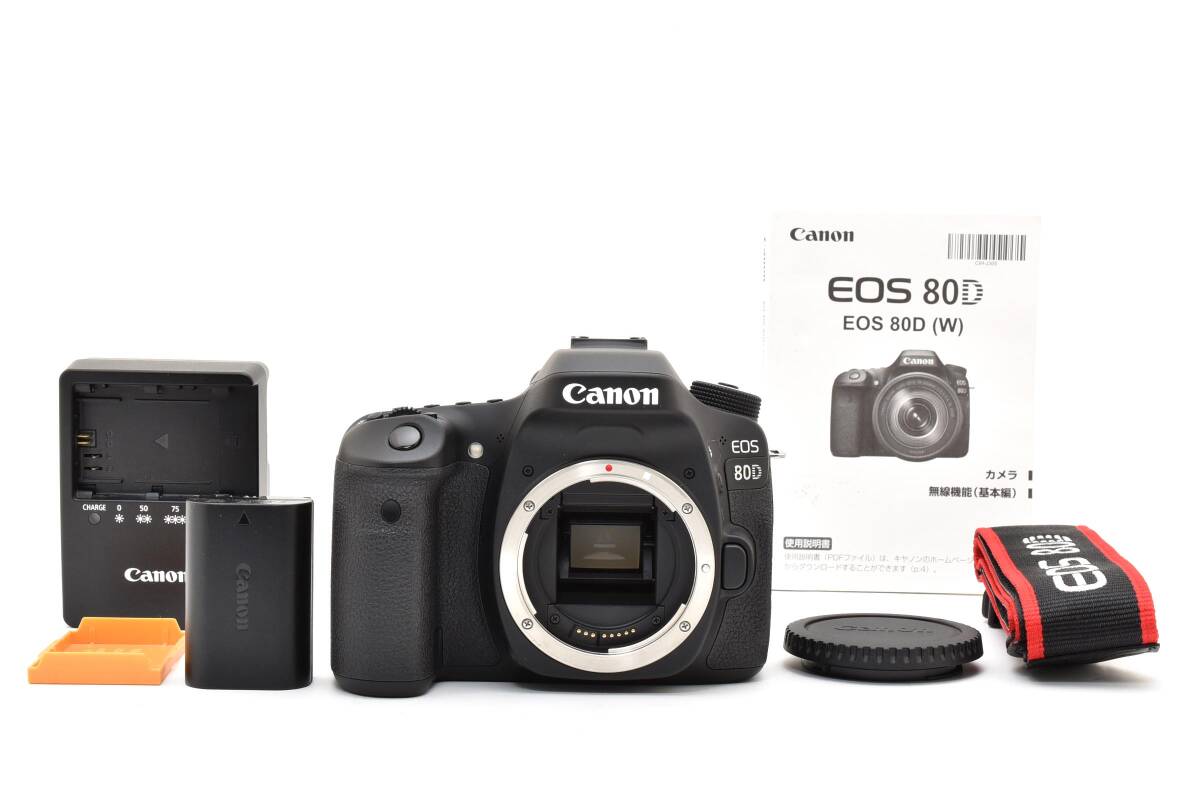 ★極上品★《ショット数1,481回 》Canon キヤノン EOS 80D ボディ★　YMA1004＃40