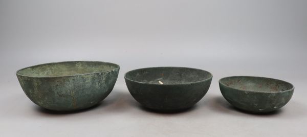 朝鮮美術 高麗 青銅碗 三点 佐波理 銅碗 TK122