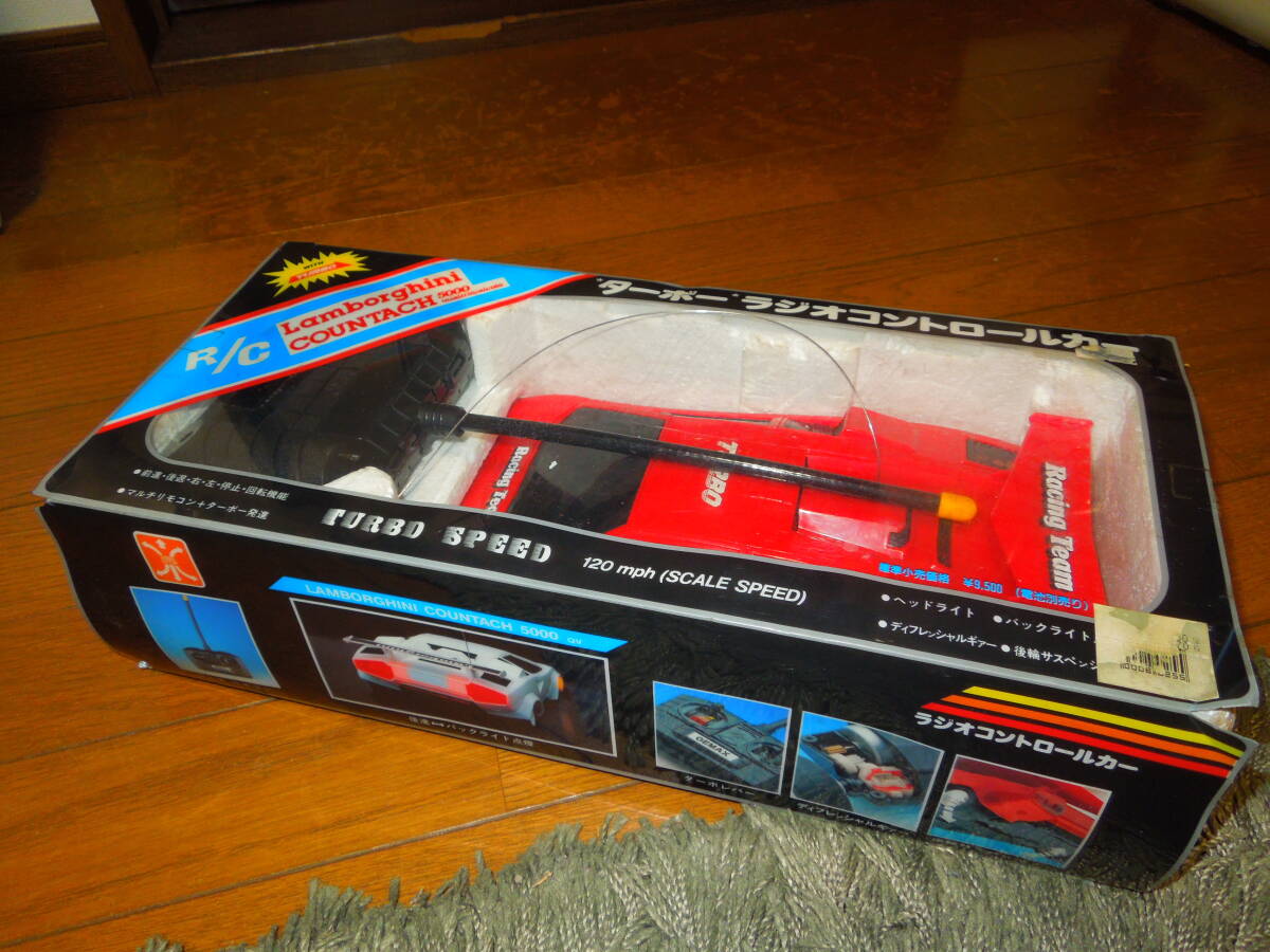 R/C Lamborghini COUNTACH 5000 ランボルギーニ カウンタック 年数経過使用品現状し 不動・欠品 ジャンク