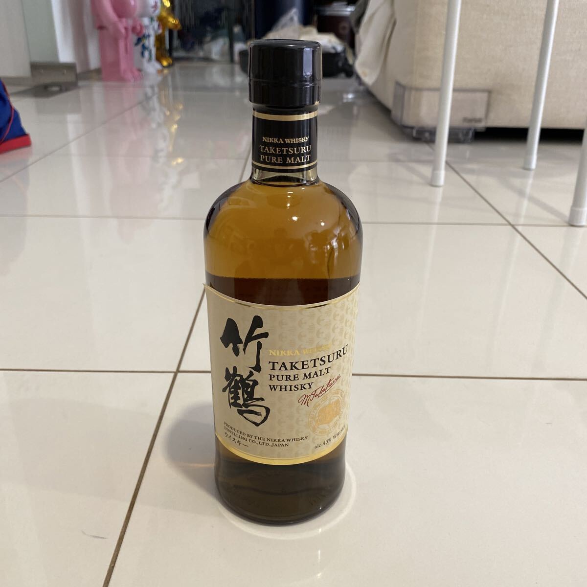 未開封 竹鶴 ピュアモルト ウイスキー ニッカ NIKKA 竹鶴ピュアモルト ジャパニーズ ニッカウヰスキー WHISKY 白ラベル