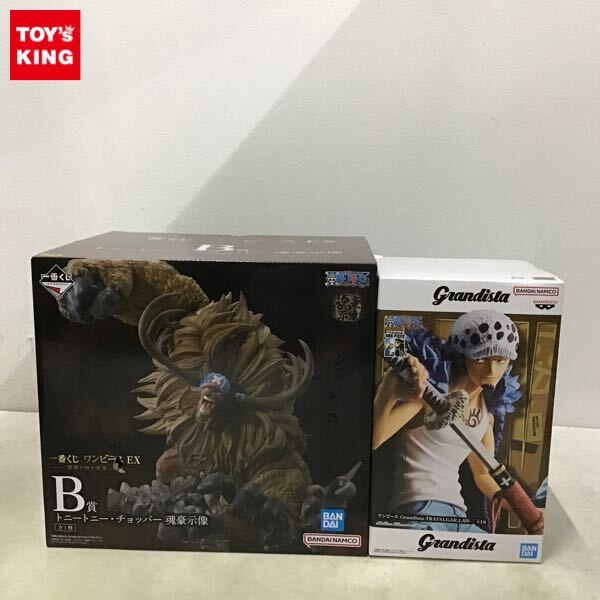 1円〜 内未開封 一番くじ ONE PIECE EX B賞 トニートニー・チョッパー 魂豪示像 Grandista トラファルガー・ロー