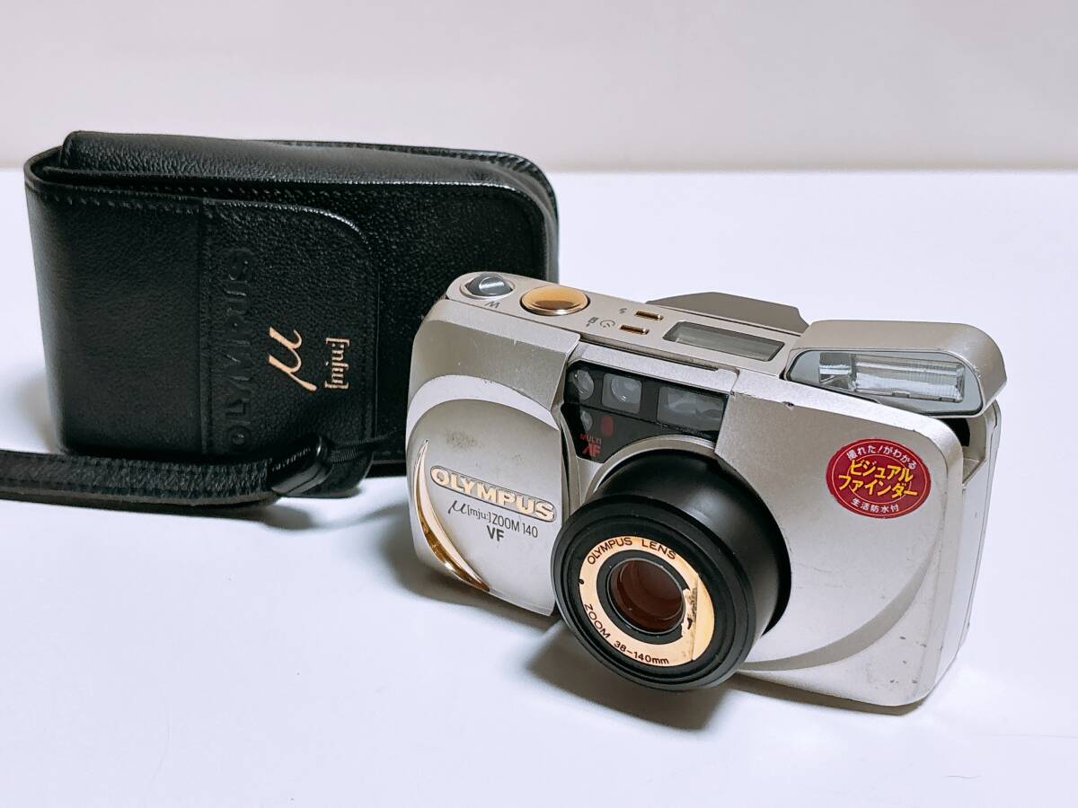 完動品　OLYMPUS/オリンパス μ [mju:] ZOOM 140 VF ミュー フィルムカメラ コンパクトカメラ
