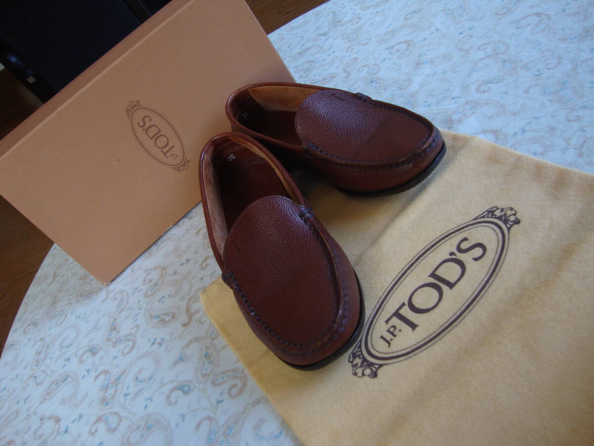 トッズ TOD'S / ローファー　茶　表記サイズ：36