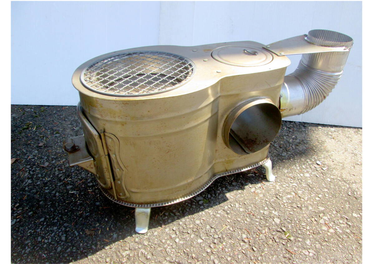 《604040》薪ストーブ ③ / 高さ約32cm 時計型 薪 暖房 特殊