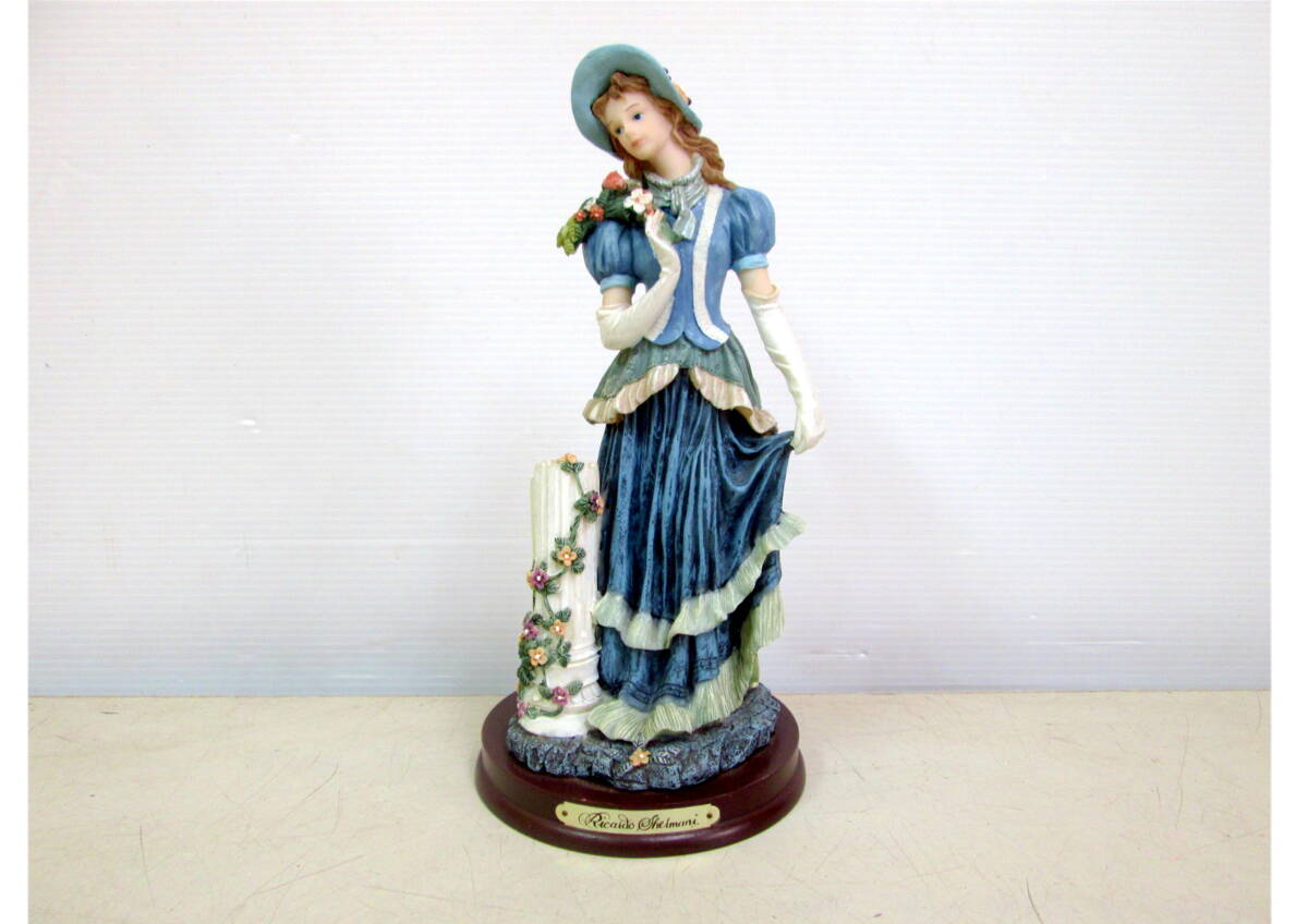 《603115》置物 / 陶器人形 Ricardo Shrmani リカルド シェルマニ 高さ約28cm イタリア インテリア 