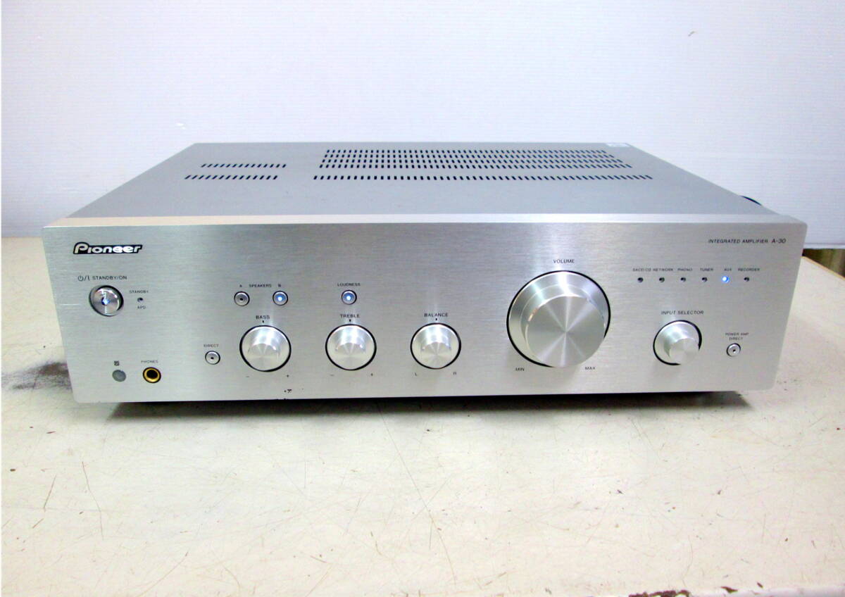 《604070》アンプ / pioneer パイオニア A-30 ※通電可