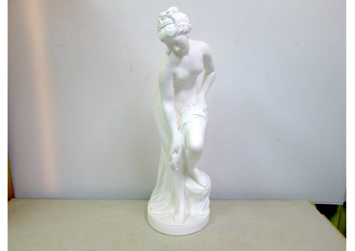 《603121》彫刻像 / 湯浴みするヴィーナス 高さ約67cm 石膏像 オブジェ インテリア