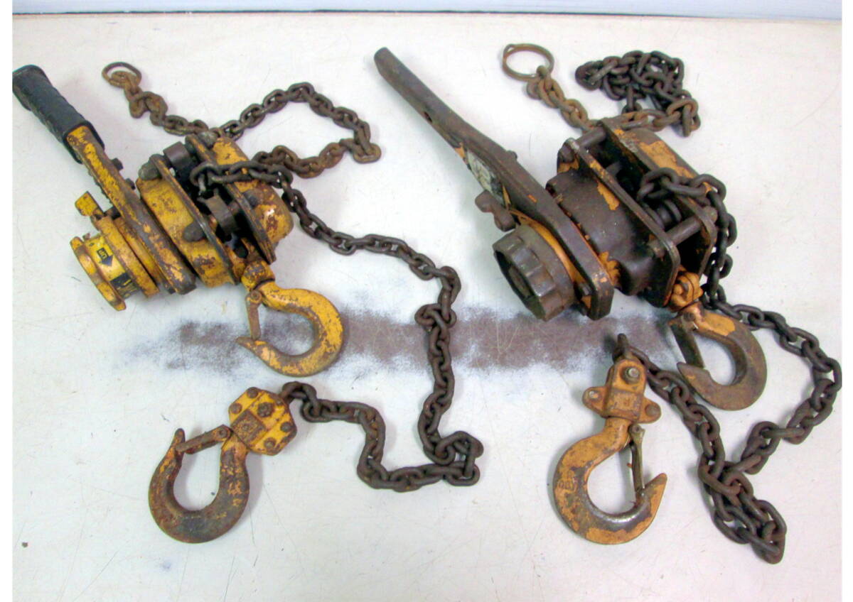 《604009》チェーンブロック / KITO 0.5ｔ 他【2点】