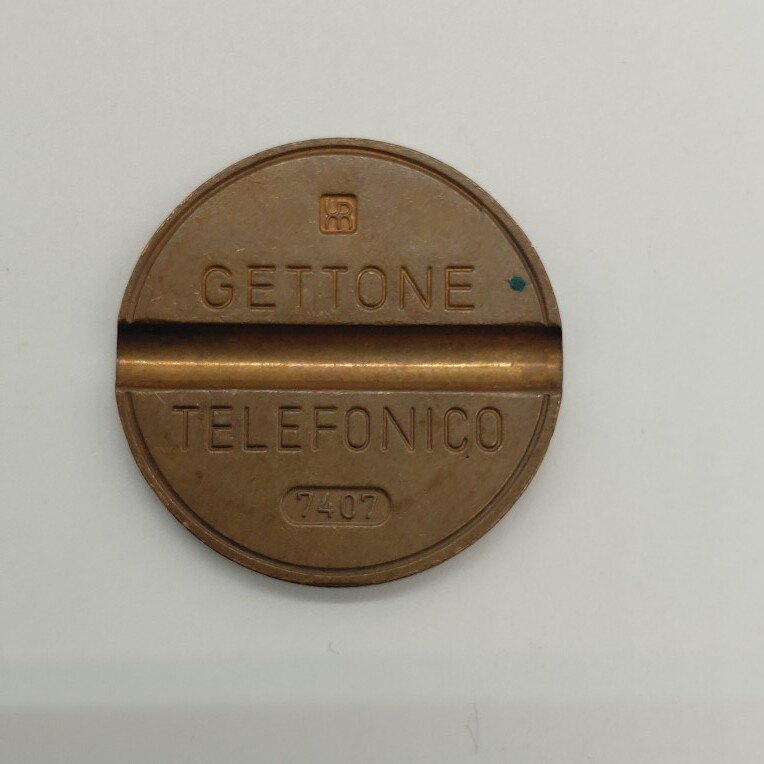 イタリア公衆電話専用コイン　ジェットーネ　テレフォニコ(GETTONE TELEFONICO)