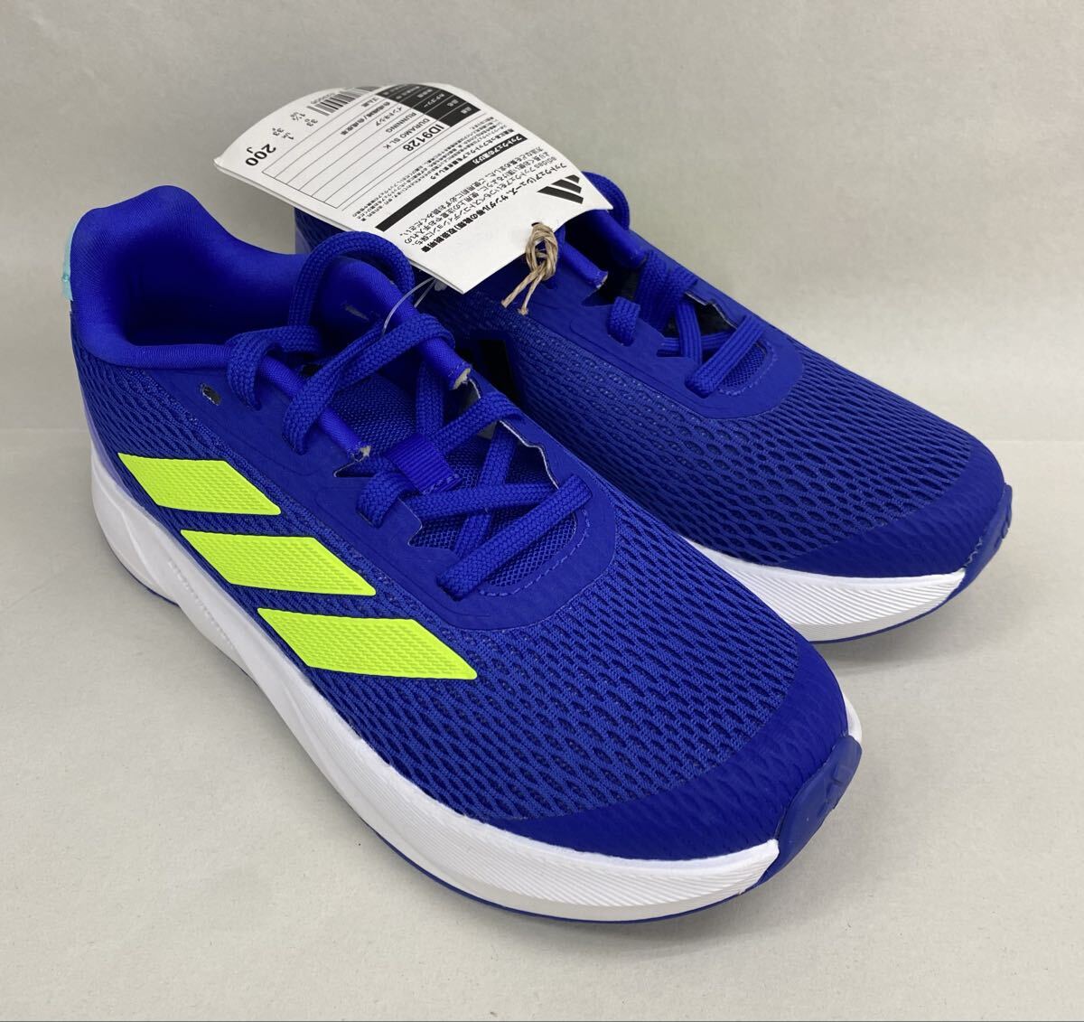 20㎝　アディダス ジュニア キッズ ランニングシューズ adidas子供靴 厚底 ローカット ひも靴 ジョギング 運動靴 子ども 男の子 スニーカー