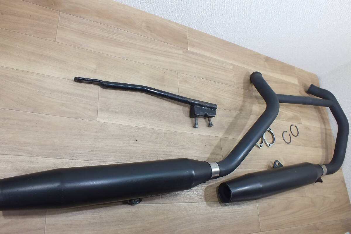 ◆ ’01 XL1200S 純正ブラック マフラーセット 中古品 65589-00A 65585-00A ノーマル戻し・車検に！