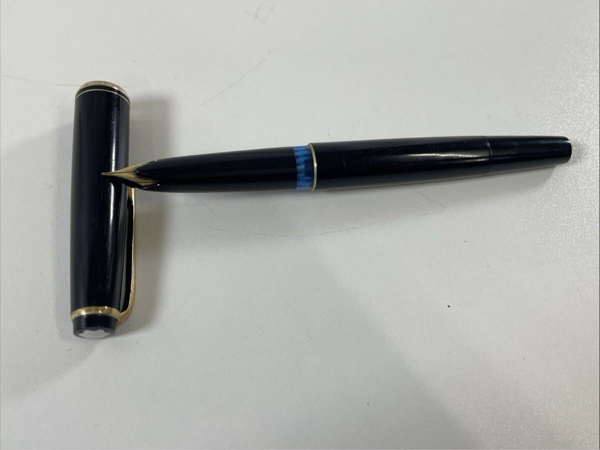 123T-3-7 Mont Blanc モンブラン ブラック 万年筆 筆記用具 筆記未確認