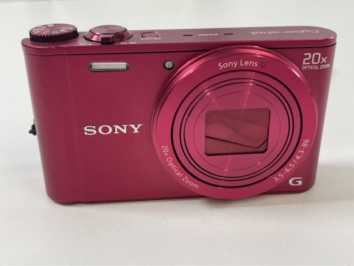 68T-3-7 SONY ソニー Cyber-shot DSC-WX300 レッド コンパクトデジタルカメラ デジカメ 動作通電未確認