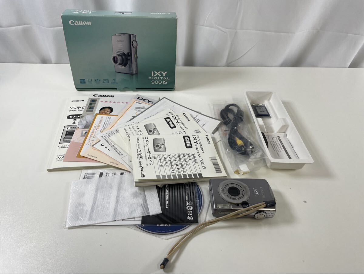 83T-3-5 キャノン IXY 900IS コンパクト デジタル カメラ コンデジ デジカメ シルバー Canon 動作未確認