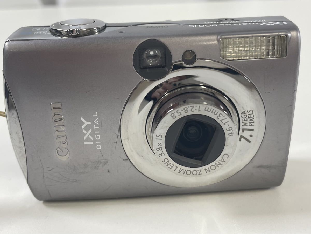 109T-3-4 キャノン IXY 900IS コンパクト デジタル カメラ コンデジ デジカメ シルバー Canon レンズエラー ジャンク