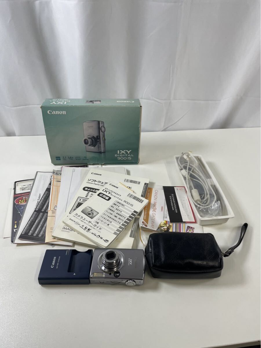 90J-3-5 キャノン IXY 900IS コンパクト デジタル カメラ コンデジ デジカメ シルバー Canon レンズエラー ジャンク