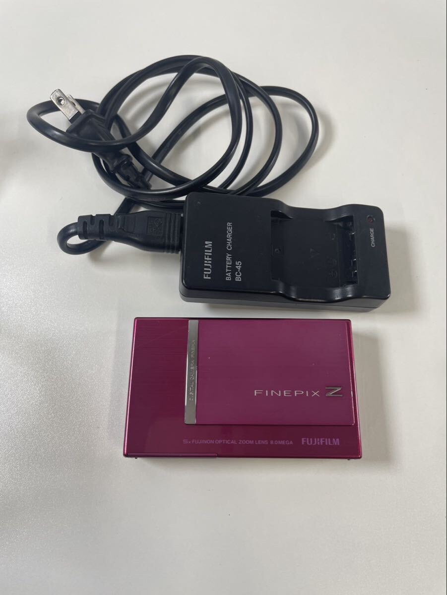 92T-3-7 FUJIFILM FinePix Z100fd 富士フイルム ファインピクス コンパクトデジタルカメラ ピンク 動作通電未確認