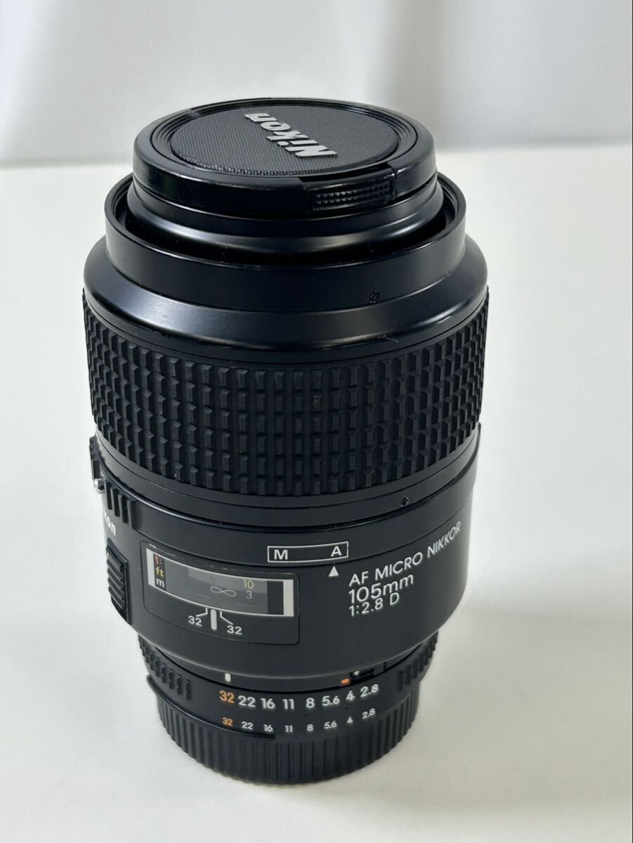 28T-3-12 Nikon AF MICRO NIKKOR 105mm 1:2.8 D ニコン カメラ レンズ 動作未確認