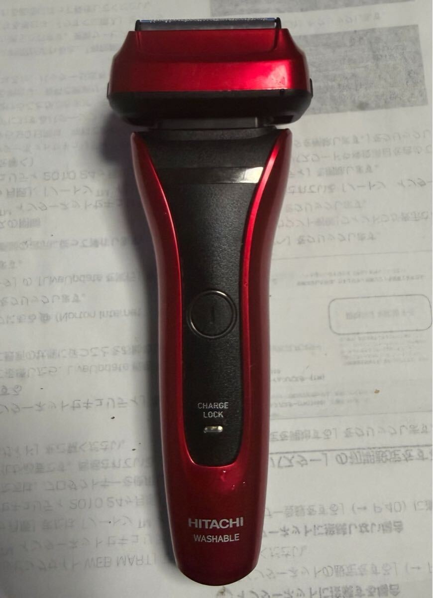 【動作美品】日立 シェーバー RM-FJ22 S-blade 充電式 WASHABLE 2024年製