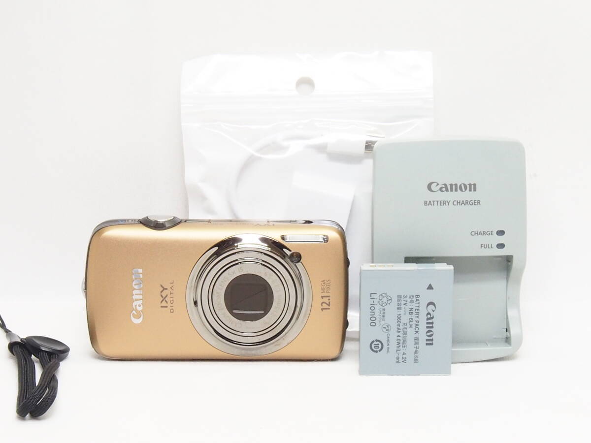 ■美品■ キヤノン Canon IXY DIGITAL 930 IS ゴールド 《 スマホ転送可能 動作光学良好 》 #150815651