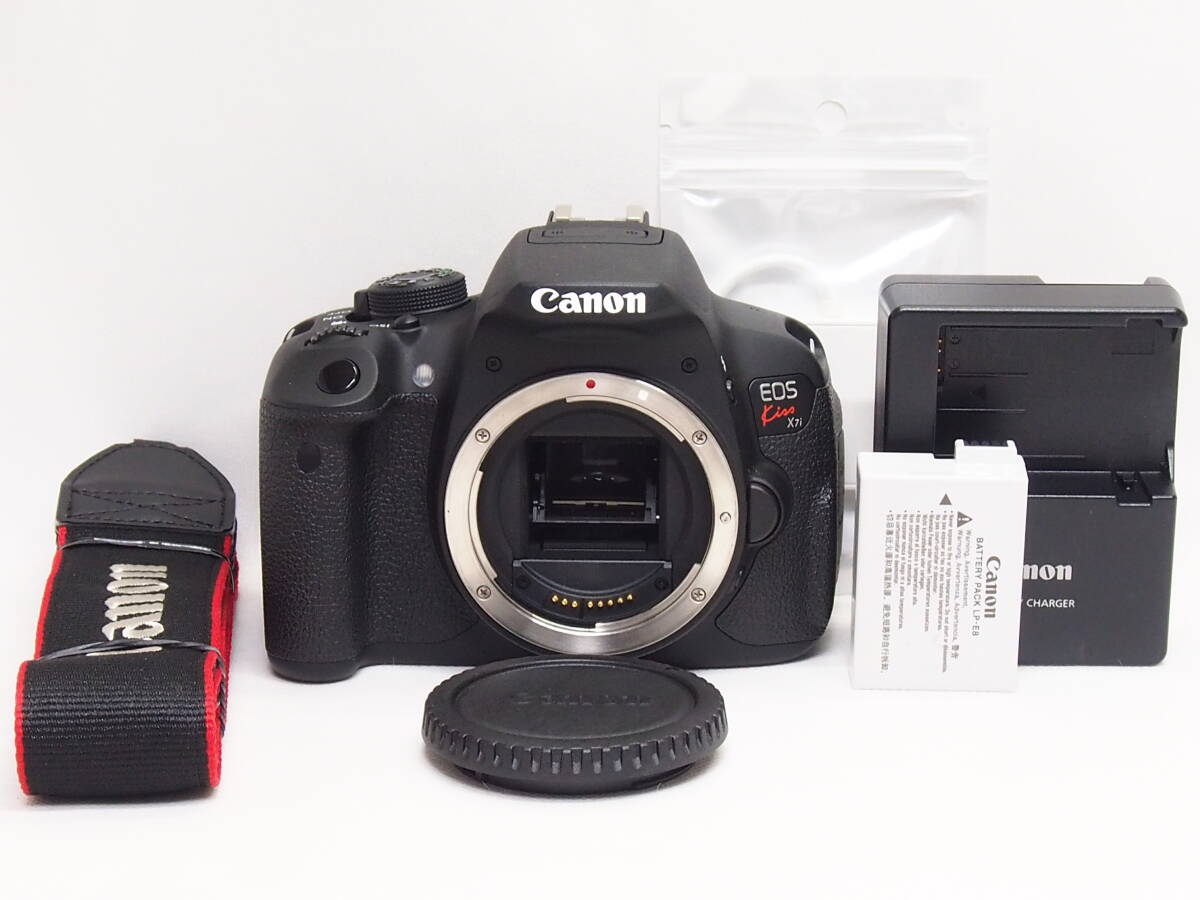 ■美品■ キヤノン Canon EOS Kiss X7i ボディ 《 S数6351回 スマホ転送可能 動作光学良好 》 #020111451