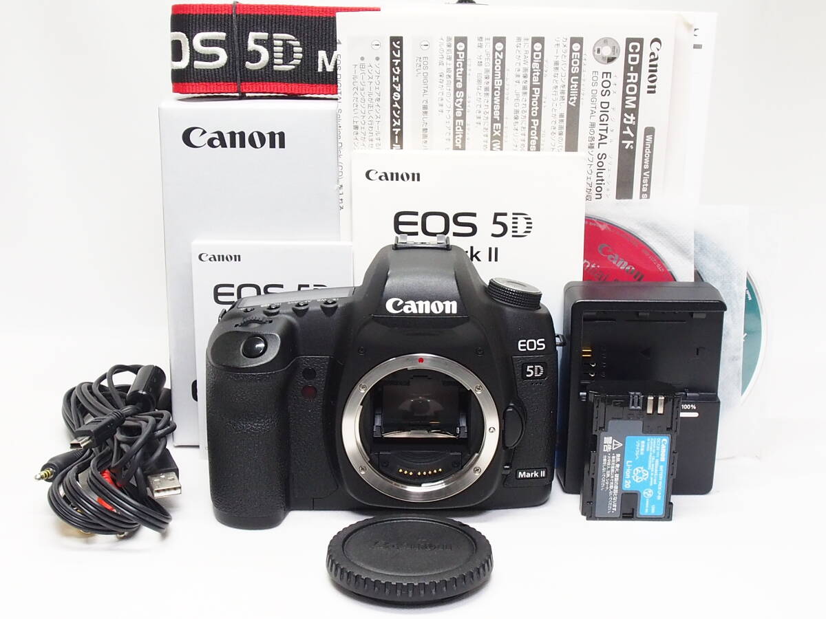 ■美品■ キヤノン Canon EOS 5D Mark II ボディ 《 動作光学良好 元箱 》 #022514351