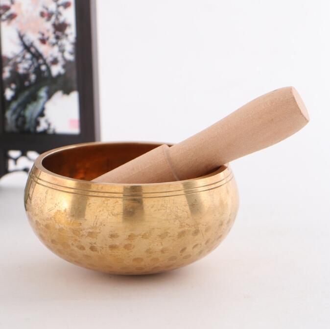 新入荷[ 直径約8cm ハンドメイド シンキングボール(シンキングボウル チベタンボウル) 瞑想する音 神秘の鐘 リラクゼーション