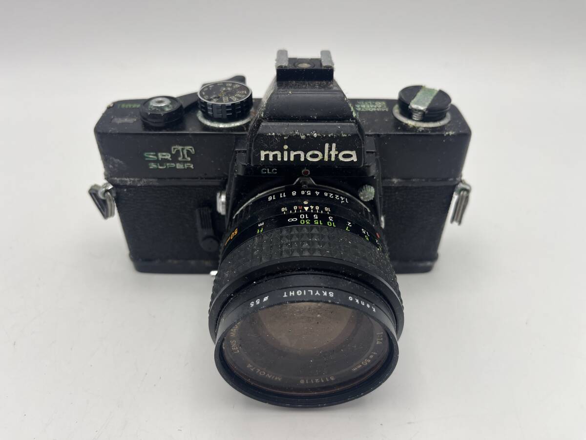MINOLTA / ミノルタ SRT SUPER ブラック / MC ROKKOR-PG 50mm 1:1.4【KYB047】