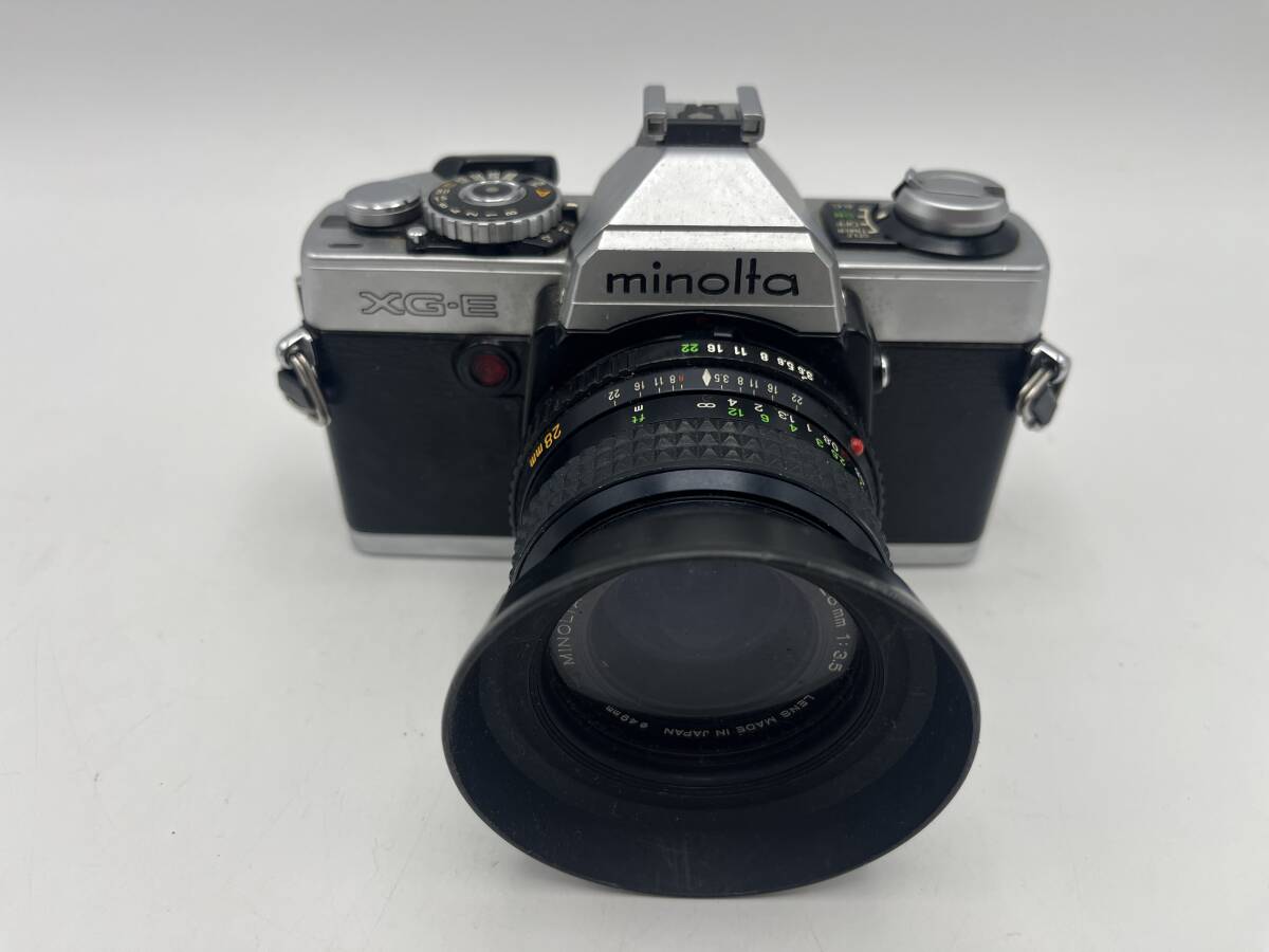 MINOLTA / ミノルタ XG-E / MD W.ROKKOR 28mm 1:3.5【KYB058】