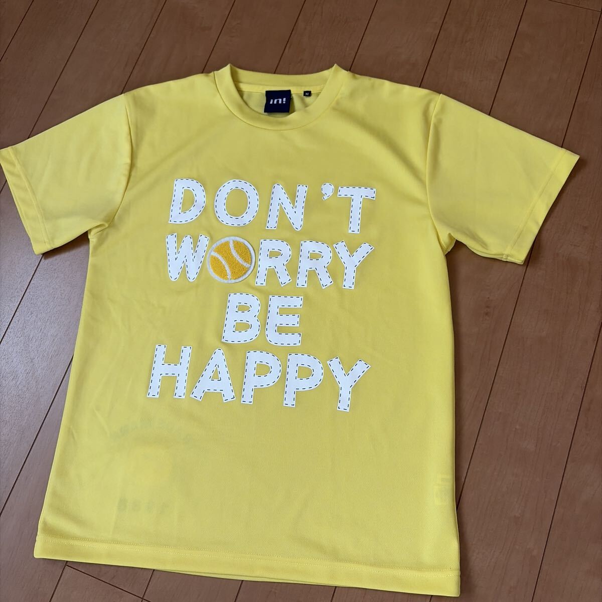 keaテニススポーツ Tシャツ テニスウエア M 半袖Tシャツ イエロー　スポーツウエア　ユニセックス