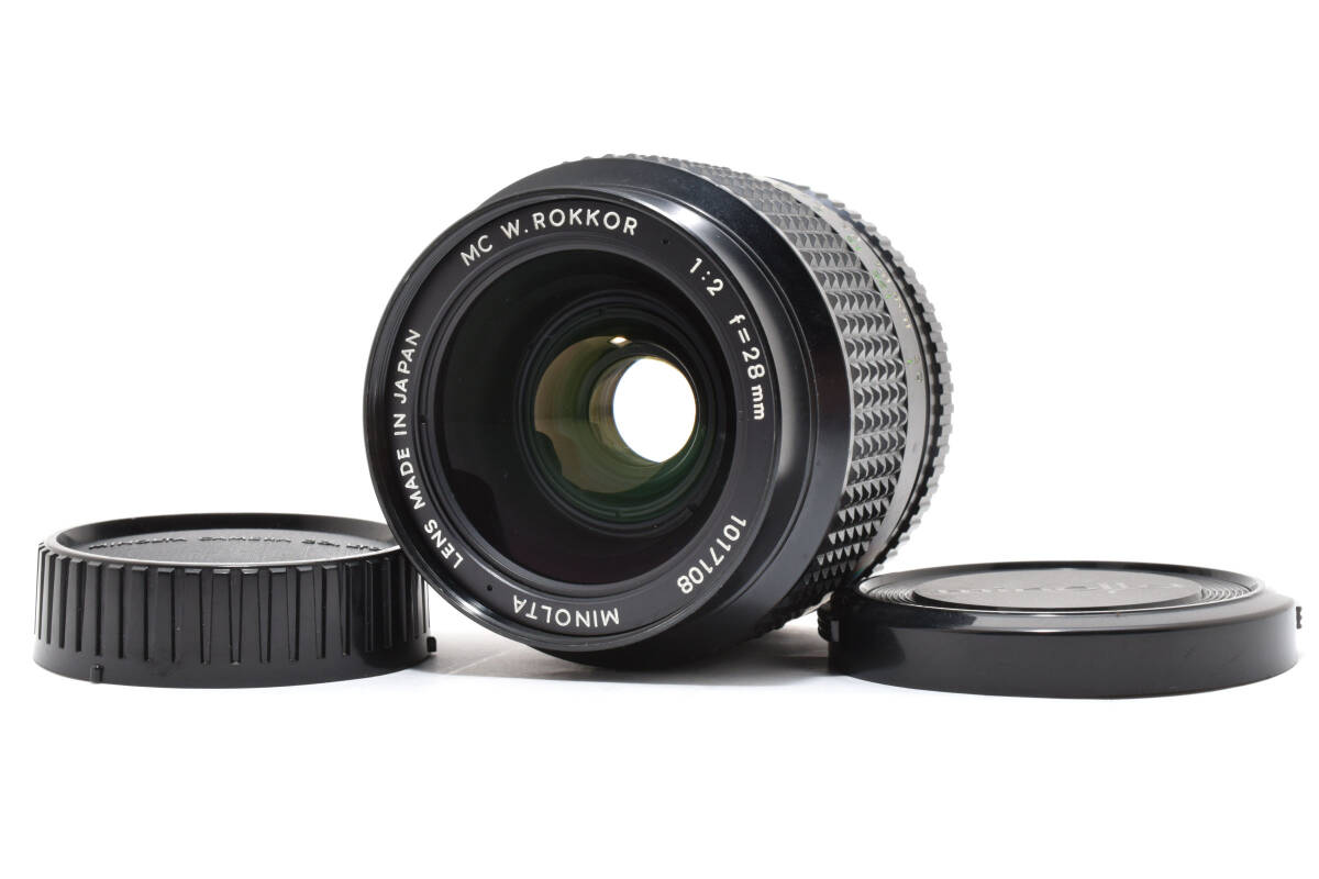 【良品】Minolta ミノルタ New MC 28mm F2 マニュアル レンズ #521