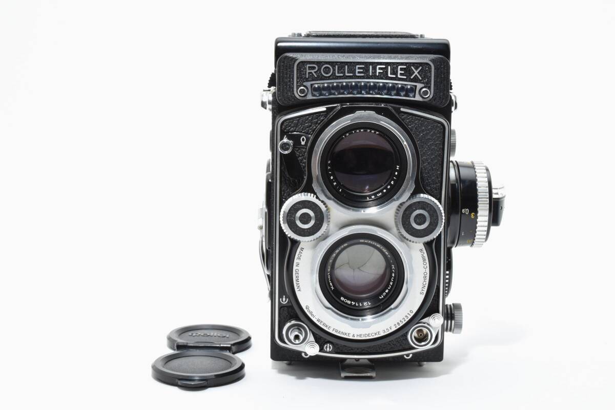 【超美品】ホワイトフェイス Rollei ローライ Rolleiflex ローライフレックス 2.8F 二眼レフ フイルムカメラ クセノターレンズ #644