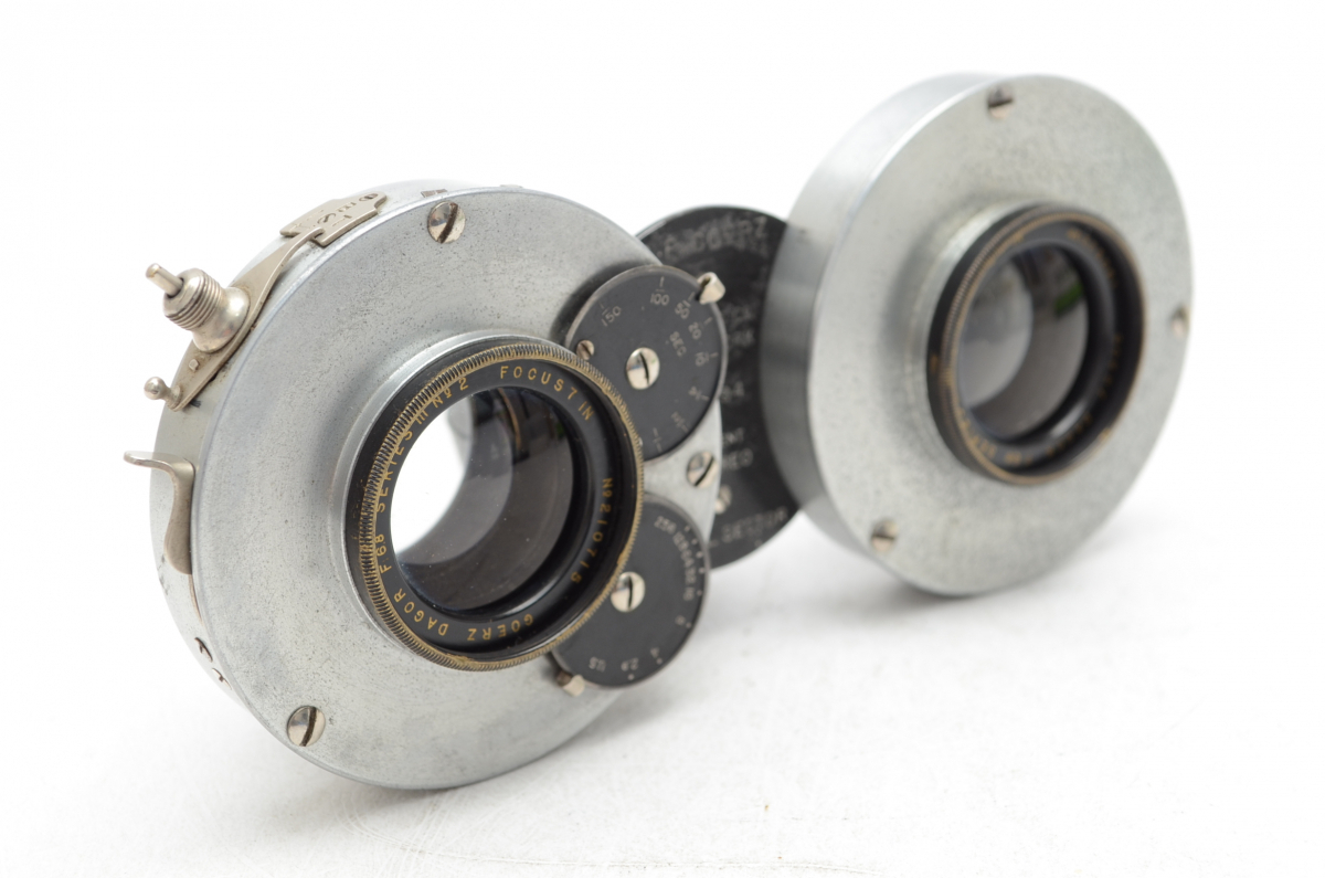 C.P.GOERZ NEW-YORK STEREO XEXCEL L SECTOR DAGOR F6.8 SERIES III NO.2 FOCUS 7IN