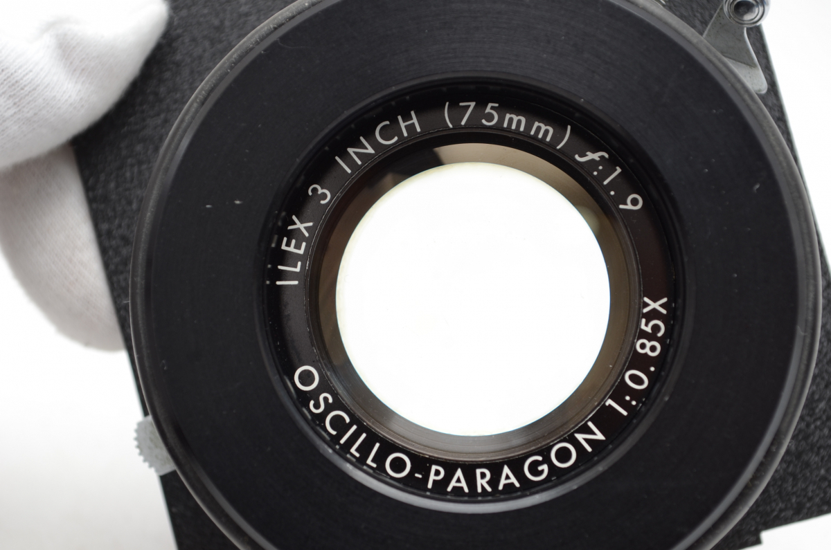 ILEX 3 INCH (75mm) f:1.9 OSCILLO-PARAGON 1:0.85X UNIVERSAL SHUTTER TOYO BORD