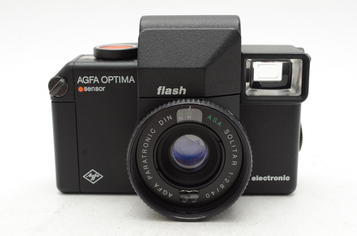 AGFA OPTIMA sensor electronic flash AGFA PARATRONIC SOLITAR 2.8/40 MADE IN PORTUGAL