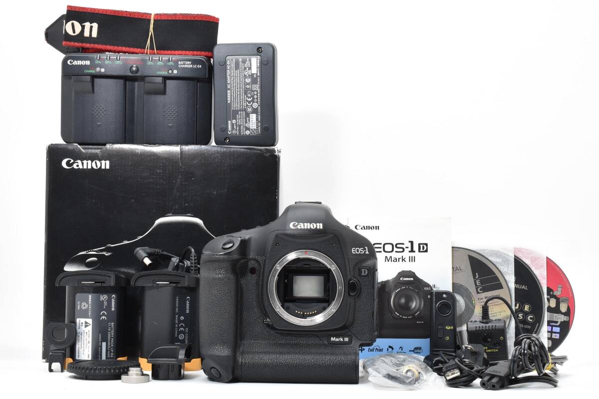 キヤノン Canon EOS-1D Mark III デジタル一眼レフボディ ＜ショット数4566枚＞ 【元箱付き・付属品多数】 #C0101C62015CBEA