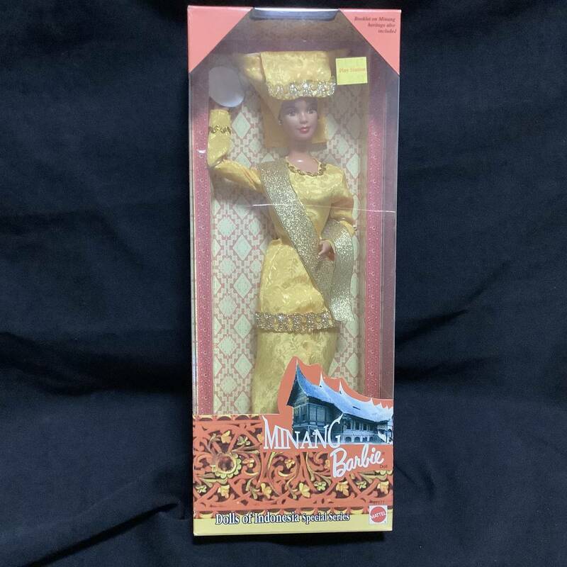 希少！Mattel minang Barbie Dolls of Indonesia Special Series ★バービー 民族衣装 インドネシア mint in box ミナンカバウ tari piring