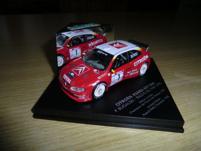 VITESSE 1/43 Citron XSARA KIT CAR #1 RALLYE DU VAR 1998 P.BUGALSKI