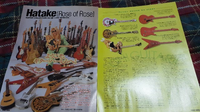 GiGS☆記事☆切り抜き☆Hatake(Rose of Rose)＝インタビュー＆ギターコレクション紹介『ライヴバージョン』▽2DY：ccc824