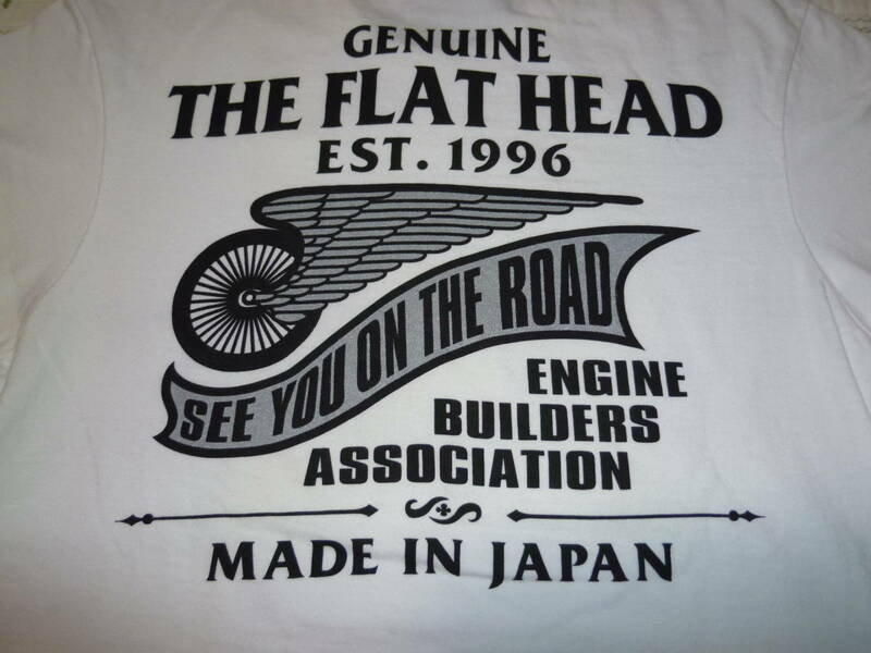 未使用タグ付 フラットヘッド ヘビーコットン Tシャツ FLATHEAD