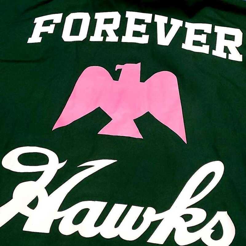 南海ホークス　1988年最終戦 FOREVER Hawks　オリジナル応援団ハッピ　昭和レトロ　当時物　我が愛しのホークス　さらば難波大阪球場